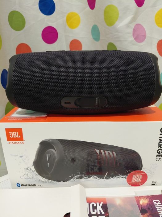 Акустична система JBL Charge 5 Black (CHARGE5BLK)