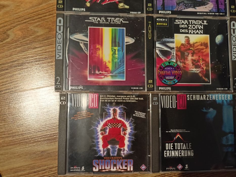 Kolekcja filmów VCD cd-i filmy na CD z lat 90-tych