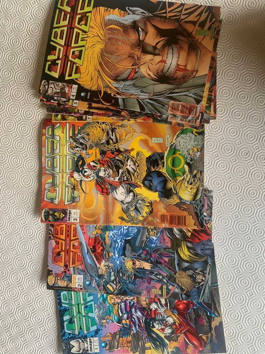 Cyber Force, N.º 1 ao 7 (anos 90, Image Comics, PT-BR)