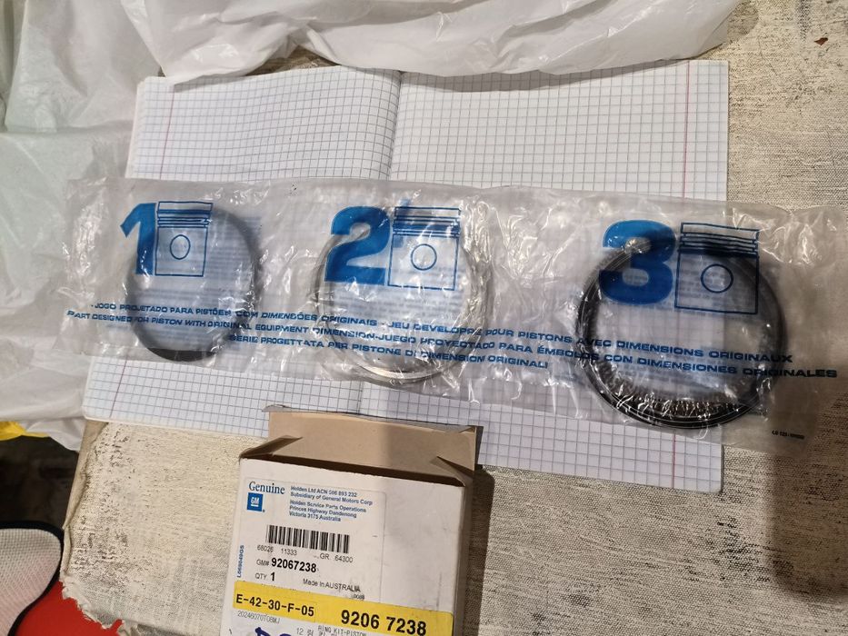 Поршневые кольца GENUINE на Chevrolet Lacetti. Оригинал