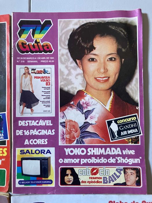 Revistas TV Guia Anos '80 e '90 (preço unitário)