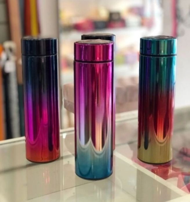 Термос 500мл индикатор температуры стальной