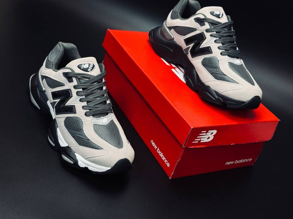 Чоловічі кросівки New Balance 9060 натуральна шкіра/Красовки нюбеланс