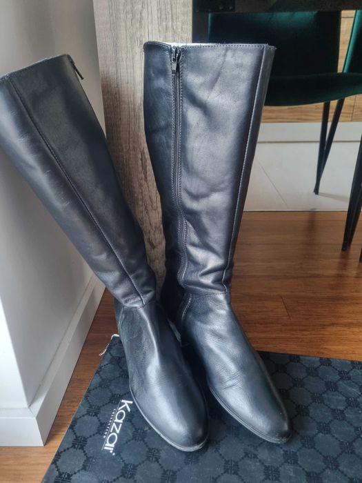 Kozaki kazar 38 czarne oficerki