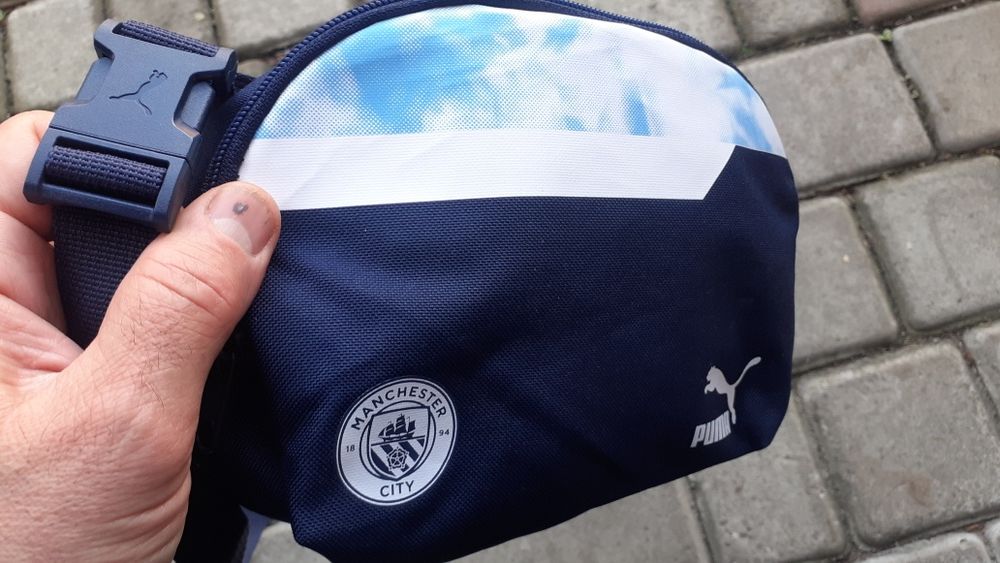 Новая оригинальная поясная сумка Puma Manchester City.22*16*7см