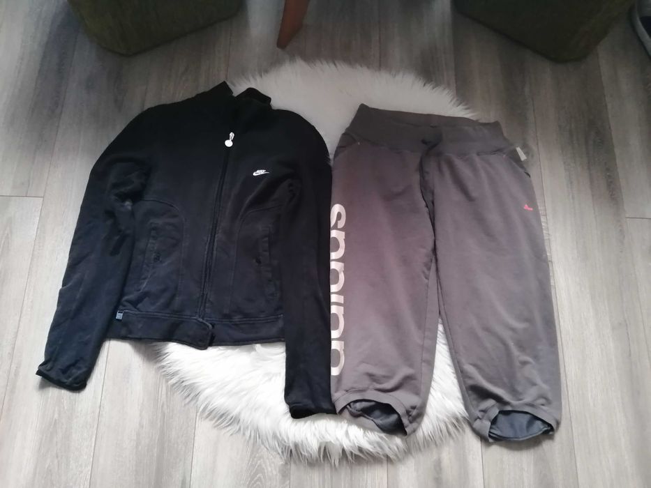 Bluzy Nike i Adidas roz M spodnie na 3/4 Adidas wysyłka gratis