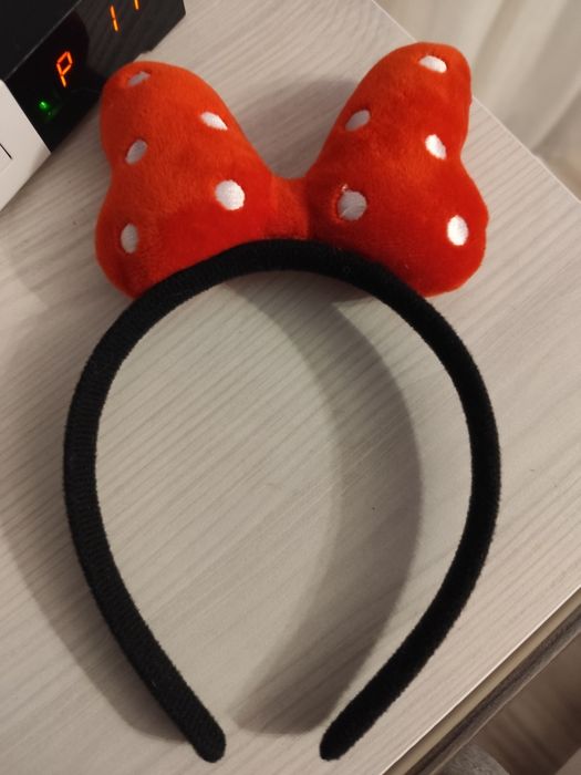 Nowa opaska welurowa Myszka Minnie