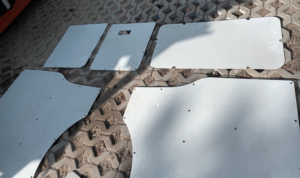 Zabudowa plastikowa paki vw t6 transporter długi