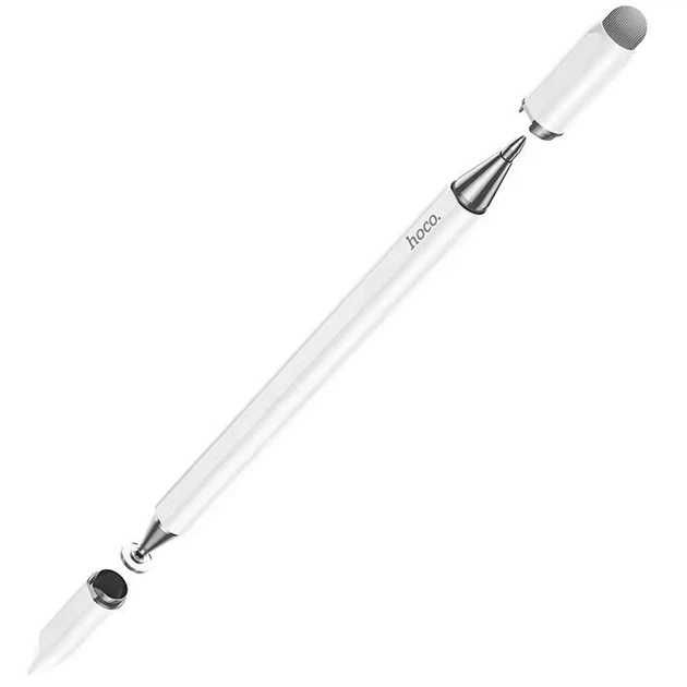 Стилус HOCO GM111 Білий Pencil 3в1 для смартфонів та планшетів Apple
