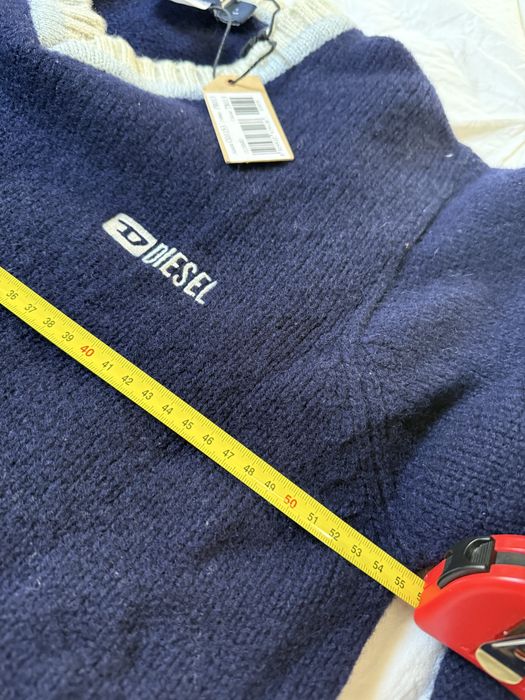 Sweter marki Diesel,100%wełny(wool/Lana), nowy,rozmiar L,wymiary 53/65