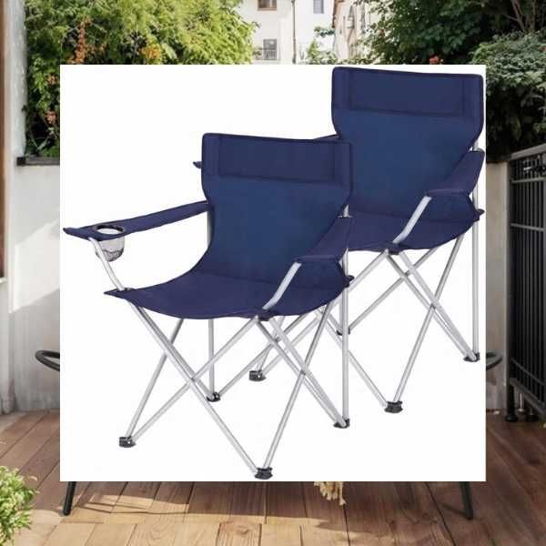 KRZESŁO OGRODOWE zestaw 2szt. turystyczne wędkarskie wybór OUTLET