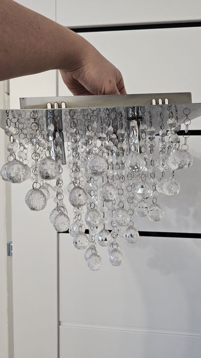Lampa sufitowa kryształy