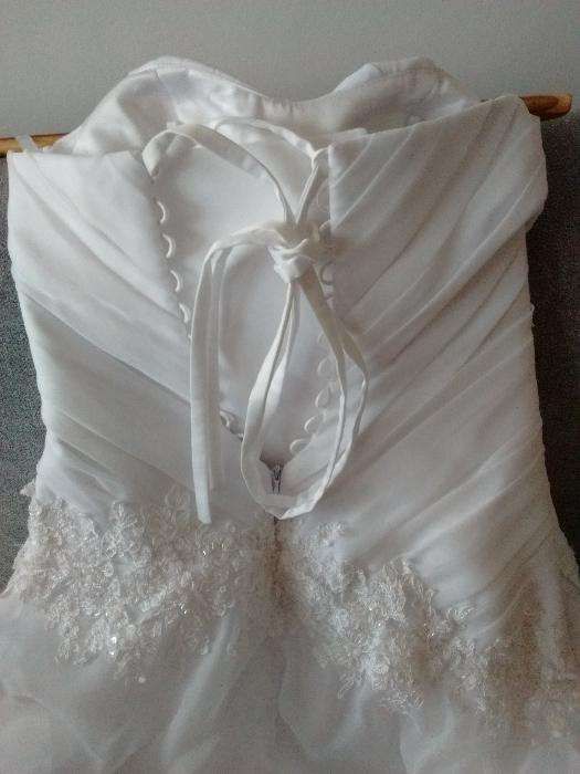 Piękna Suknia Ślubna 36 - Biała