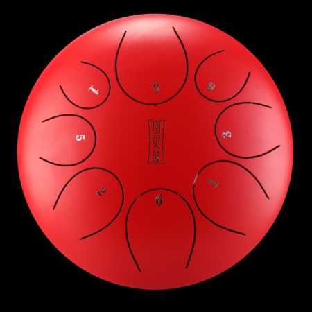 Tongue drum 12" 8 ton Hluru TY8-12-Red