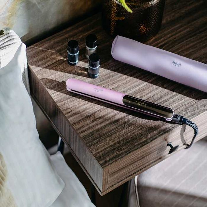 Prostownica do włosów ADLER – keratynowa powłoka i wyświetlacz LCD