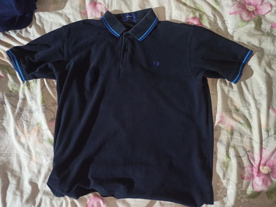 Поло Fred Perry тёмно-синее