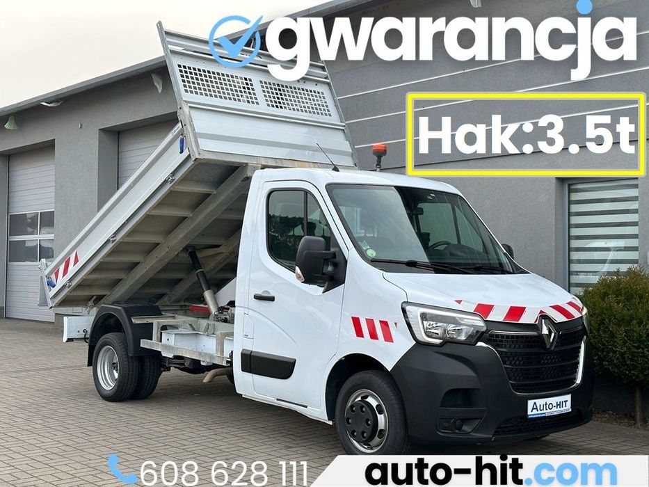 Renault Master  Wywrotka 3.20m Klima Na bliźniakach Hak:3.5t 2022r *53.000km Gwarancja