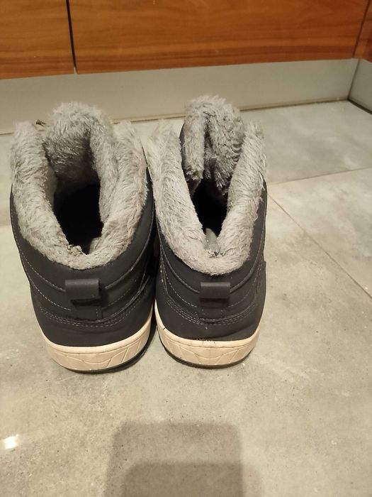 Czarne szare buty zimowe 46 męskie Nike trapery trzewiki