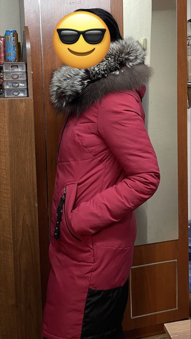 Пуховик з натуральним хутром