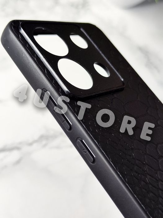 Чехол кожаный на Xiaomi Redmi Note 13 Pro 5G чохол шкіряний бампер