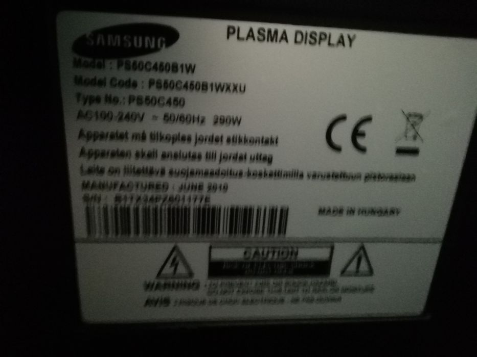 Телевизор Samsung PS50C 450 плазма