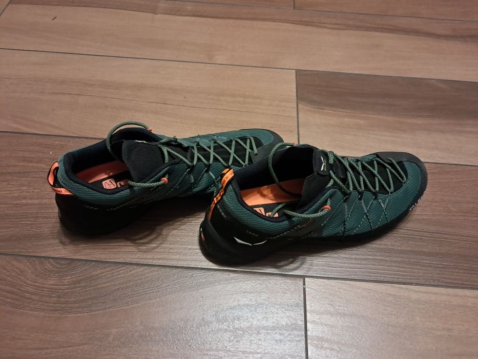 Buty podejściowe Salewa Wildfire 2 - raw green/black UK 11,5 (46,5) jak nowe wkładka 30,50