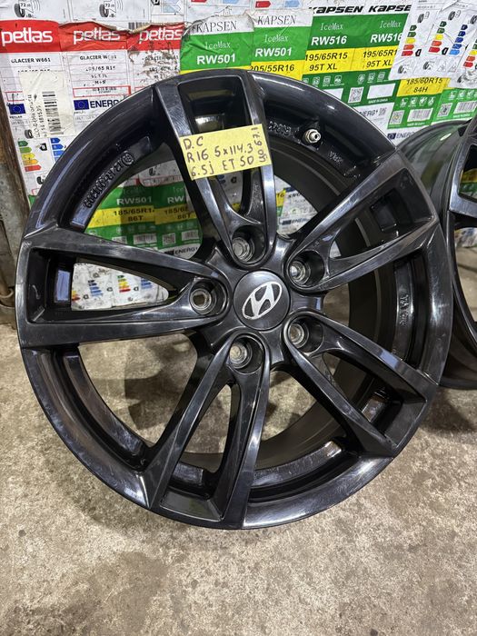 Литі диски r16 5/114,3 6,5j et50 kia hyundai кіа хюндай мазда рено