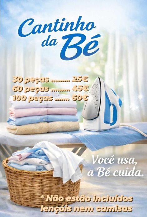 Serviço de engomadoria