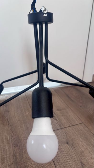 Lampa sufitowa czarny mat good home castorama