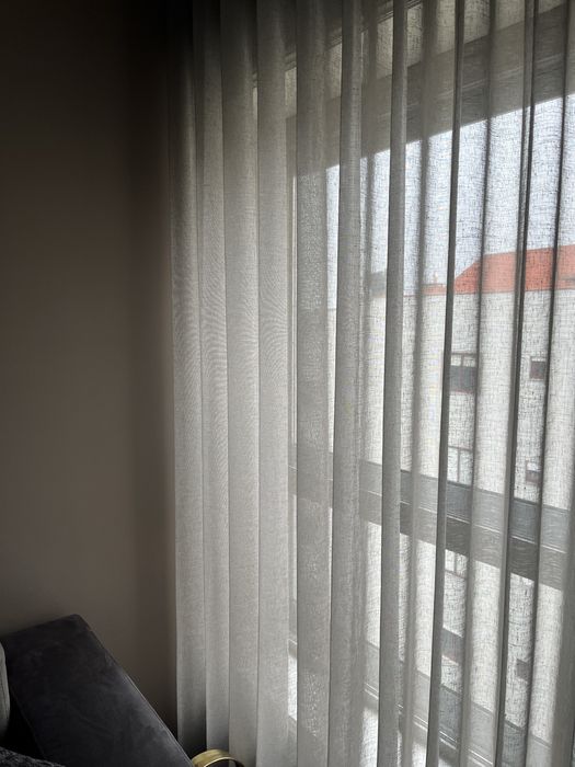 Cortinado Cinza Moderno