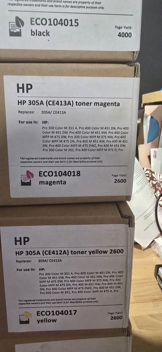 Zestaw zamienników tonerów do drukarek HP