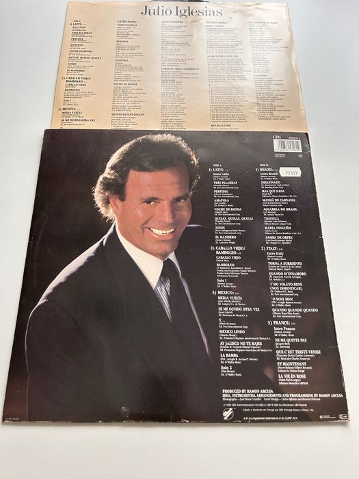 VInil Julio Inglesias Raises