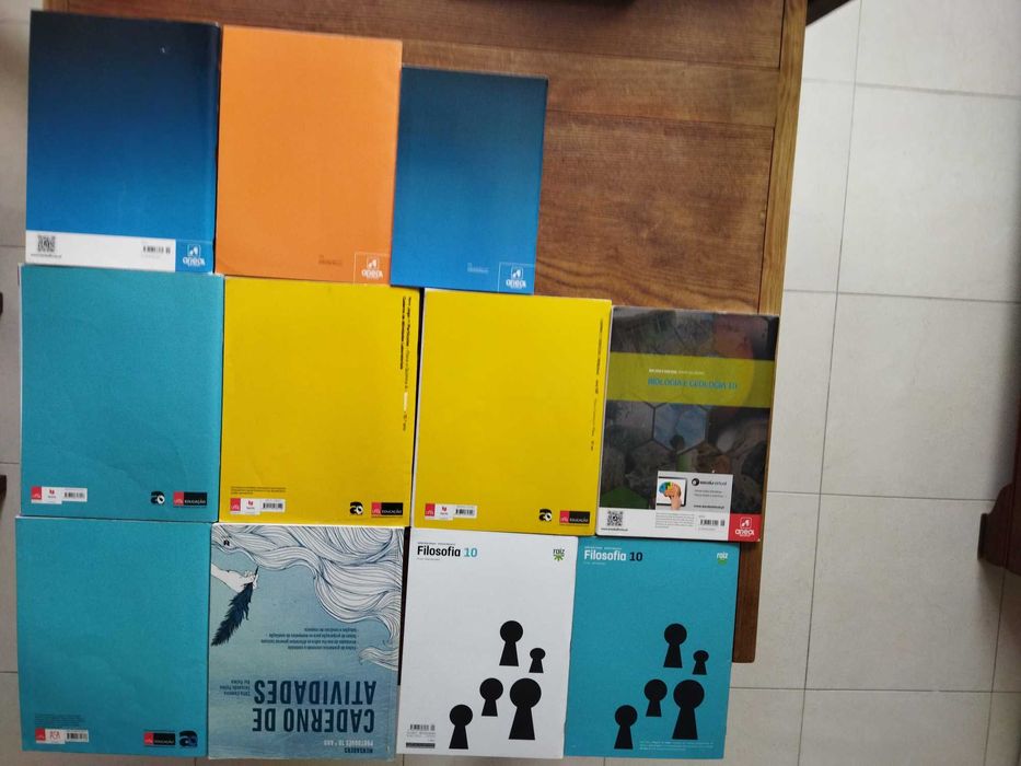 5 cadernos de atividades 10 º Ano PLASTIFICADOS