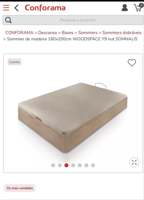 Colchão Premium 160x200cm + Sommier