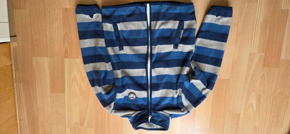 Bluza polarowa chłopięca rozpinana134cm