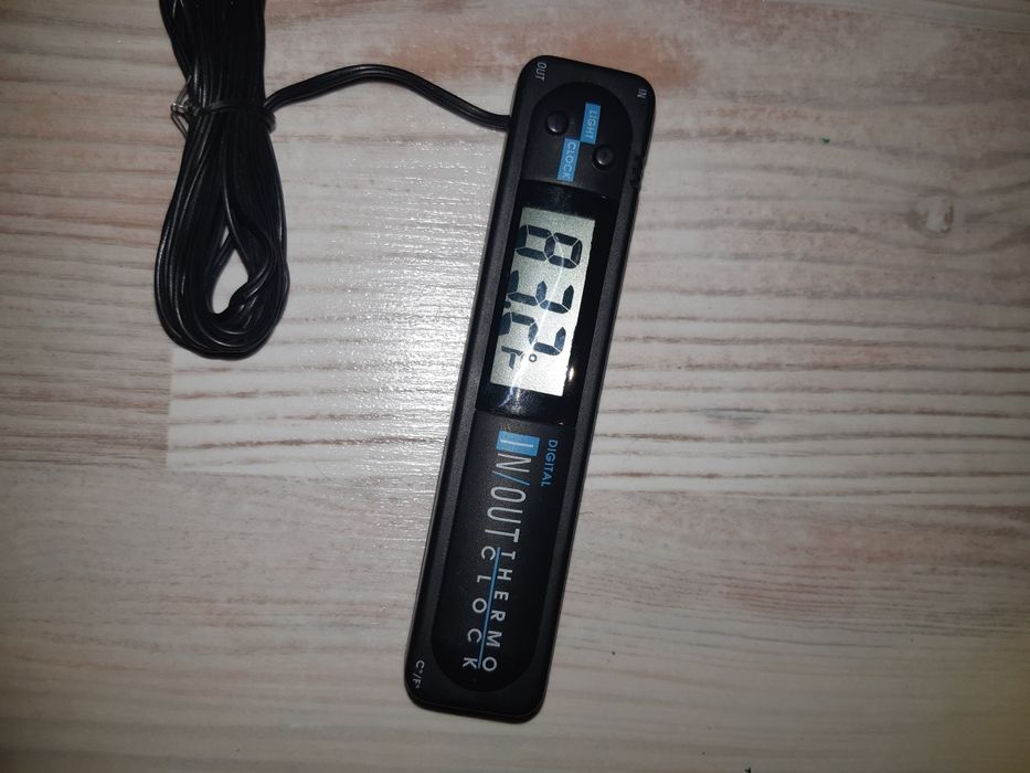 термометр часы thermo clock in/out выносной внутринний