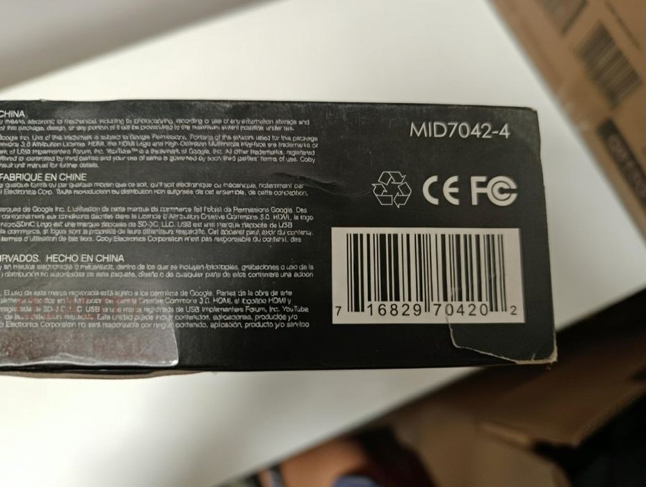 Nowy w pudełku! COBY Kyros MID7042-4 7" Android tablet vintage