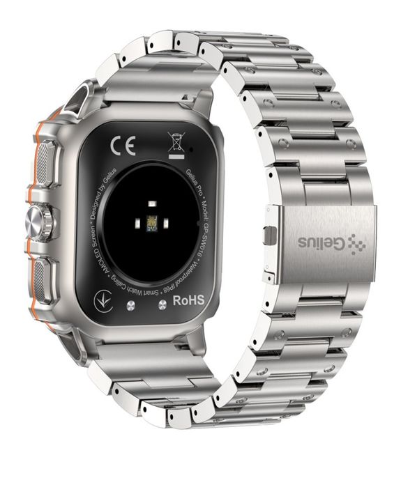 Смарт годинник Gelius Tactical Heavy (GP-SW016) Black Chrome/Silver Titan