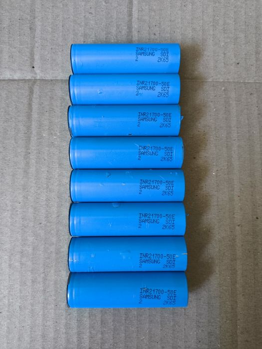 Оригинальные аккумуляторы Samsung INR21700-50E (5000 mAh)