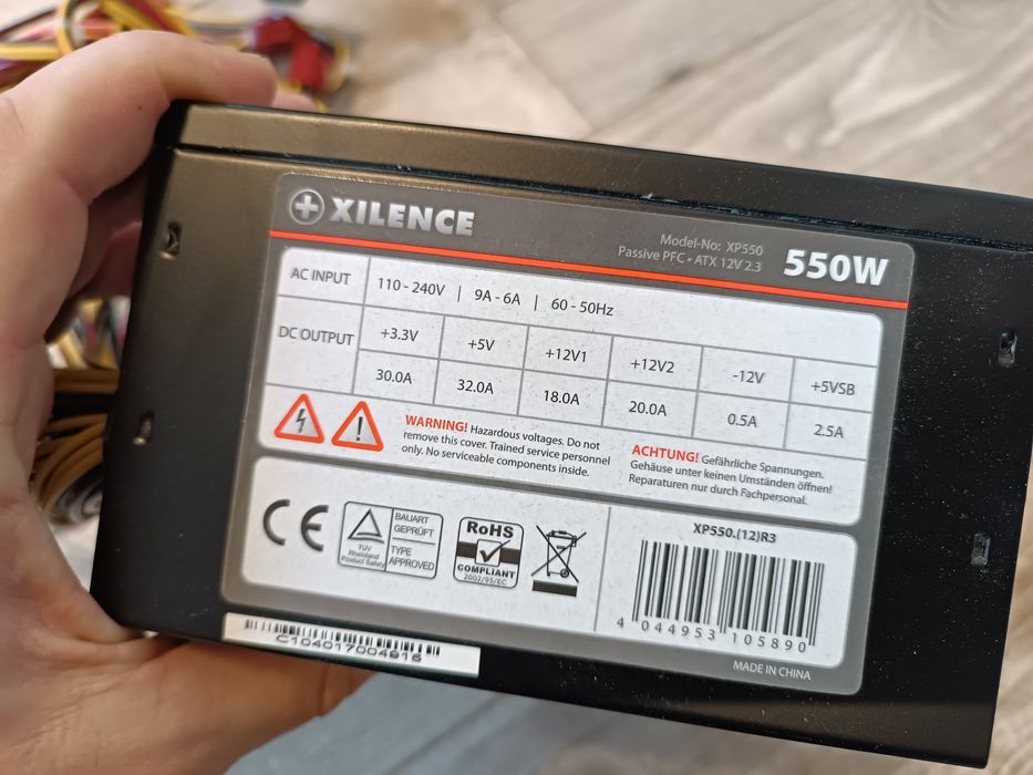 Zestaw płyta glowna Asus P7H55-M+ i3 540 + 8GB + ATI Radeon 5670 + zas