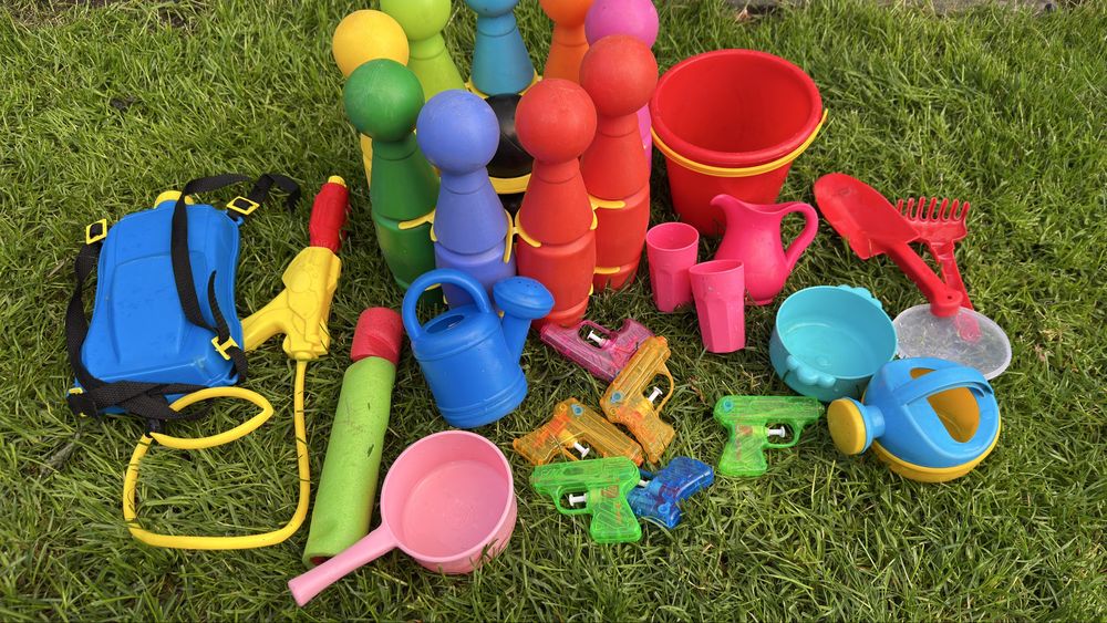 Zabawki do piaskownicy plastikowe mix zestaw