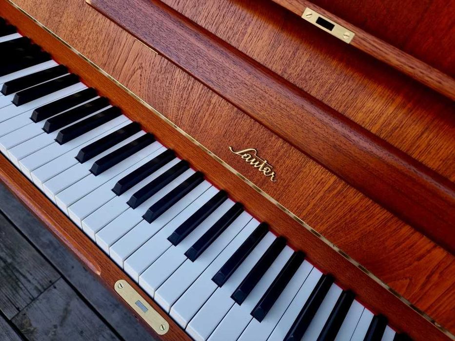 Pianino SAUTER 101cm RENNER 1960r moderator BRĄZOWY MATOWY