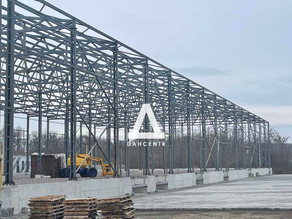 Теплий ангар 20х54х7 обшиття сендвіч панелі