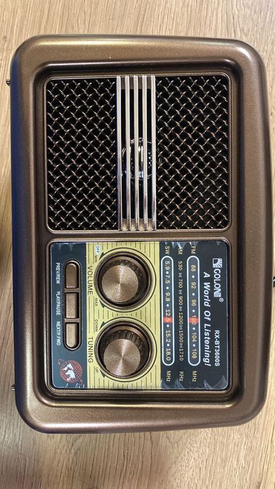 Przenośne Radio retro Kuchenne akumulator solar do prądu na baterie