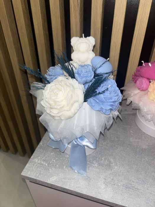 Flower box  ze świec sojowych