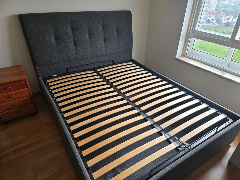 Cama IKEA 160x200 c/ arrumação - Possibilidade de entrega/montagem