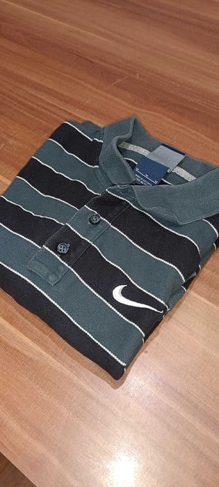 Koszulka polo w paski Nike M (medium) bawełniana