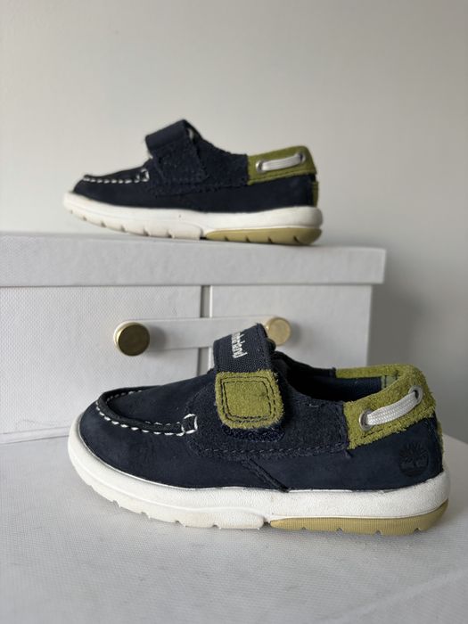 Mokasyny zamszowe na rzep, lekkie Timberland 22