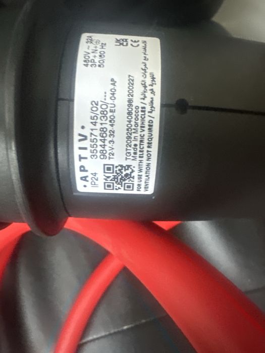 Cabo Carregador carros Elétricos