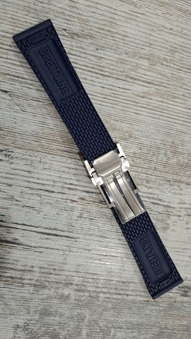 Pasek kauczukowy Breitling do zegarka 22 lub 24 mm Navitimer / Avenger